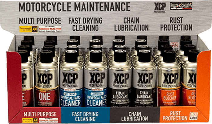 XCP products on a retail shelf